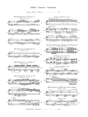 Cadenzas And Lead-ins For Piano Concertos noty pro klavír