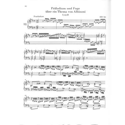 Fantasias, Preludes & Fugues For Piano - Edition without fingering