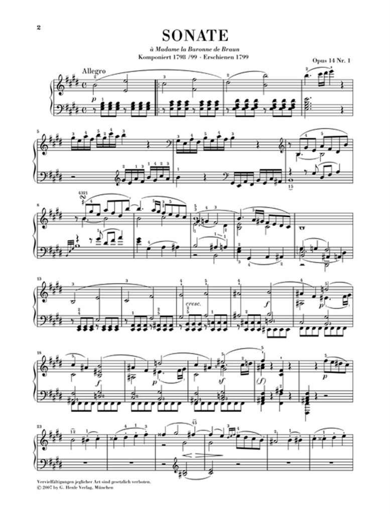 Piano Sonata No.9 And No.10 Op.14 - noty pro klavír