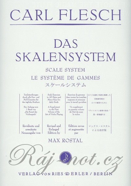 Das Skalensystem - Tonleiterübungen durch alle Dur- und Molltonarten für das tägliche Studium