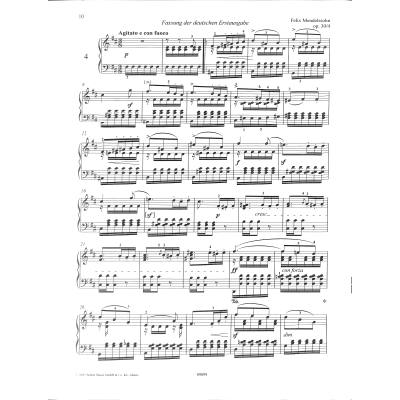 6 písně beze slov op. 30 noty pro klavír od Felix Mendelssohn Bartholdy