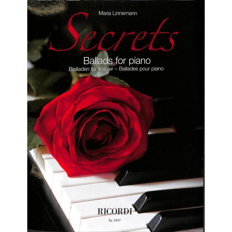 Secrets - 6 balad ve střední obtížnosti pro klavír