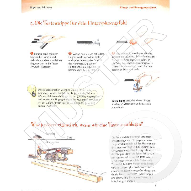 Tastenforscher - Kreativní cvičení k dosažení bezpečné klavírní techniky