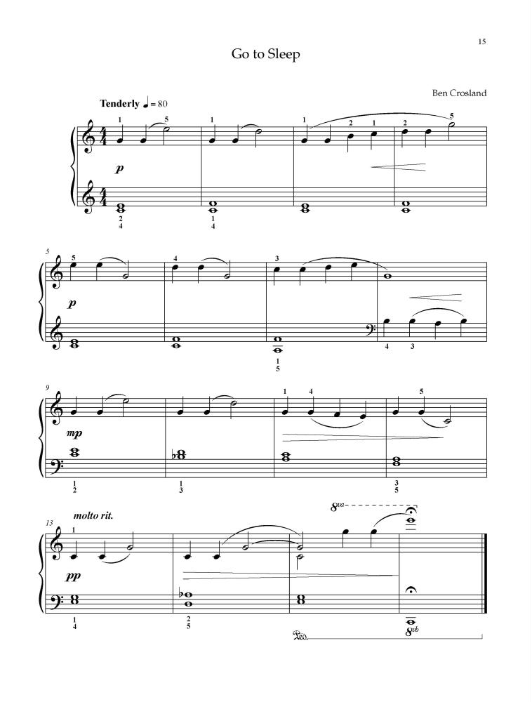 Mosaic volume 1 - 26 jednoduchých vzdělávacích děl pro sólový klavír