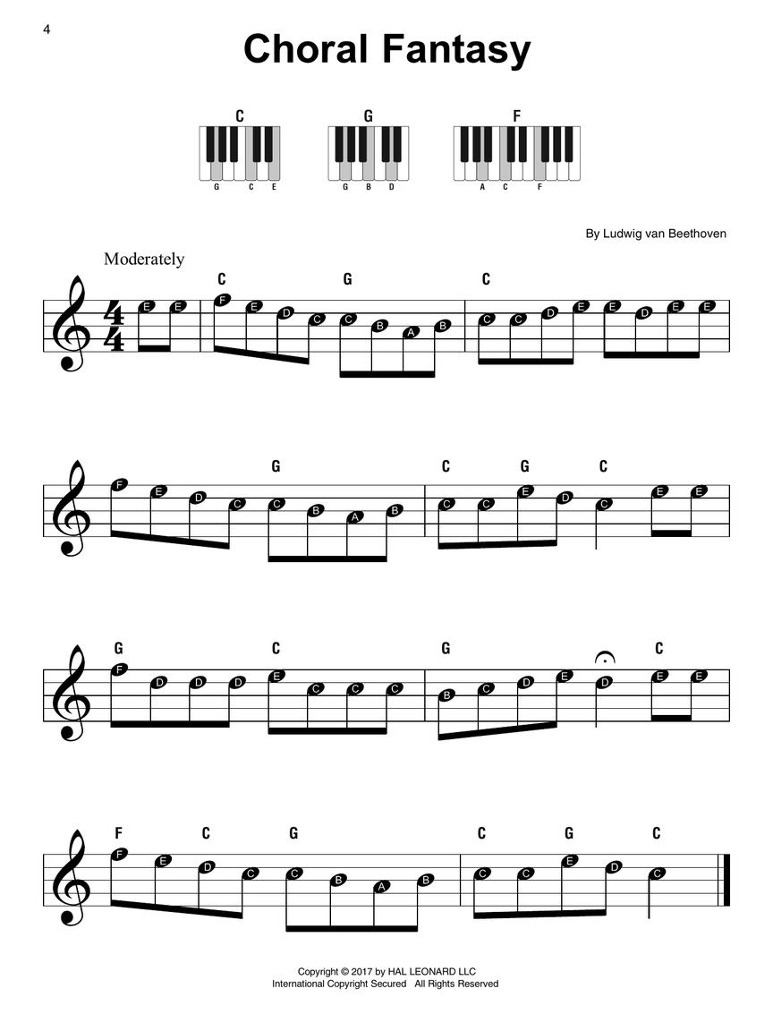 Beethoven - Super Easy Songbook - 21 Simple Arrangements for Piano