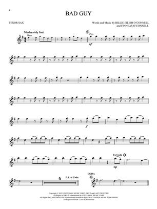 Billie Eilish For Tenor Sax - Instrumental Play-Along