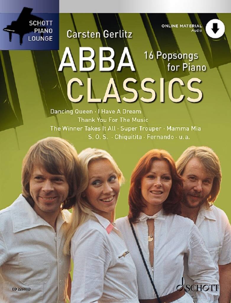 ABBA Classics - 16 popových písní pro klavír