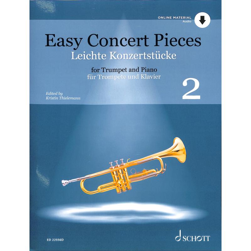 Easy Concert Pieces Band 2 - 19 kusů z 5 století pro trumpetu a klavír