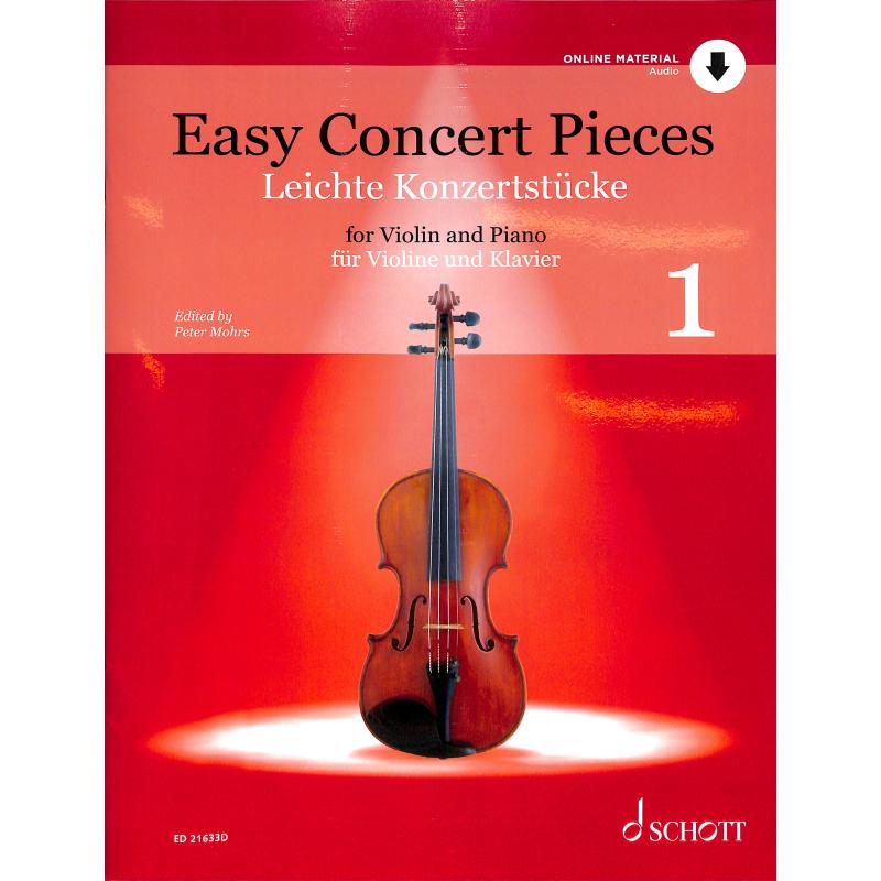 Easy Concert Pieces Band 1 - jednoduché skladby pro housle a klavír