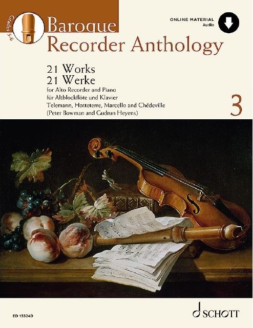 Baroque Recorder Anthology 3 - pro altovou flétnu a klavír