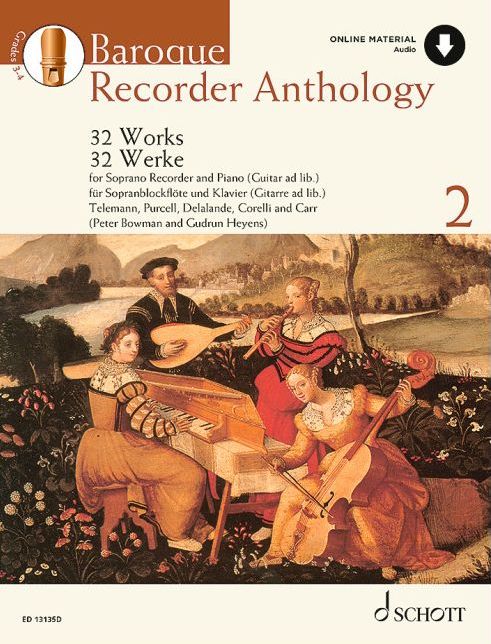 Baroque Recorder Anthology 2 - pro sopránovou flétnu a klavír