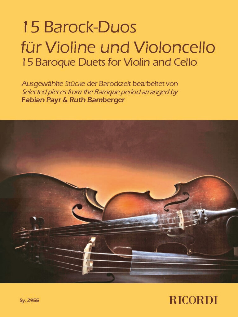 15 Barock-Duos Violine und Violoncello - 15 Barokních duet pro housle a violoncello