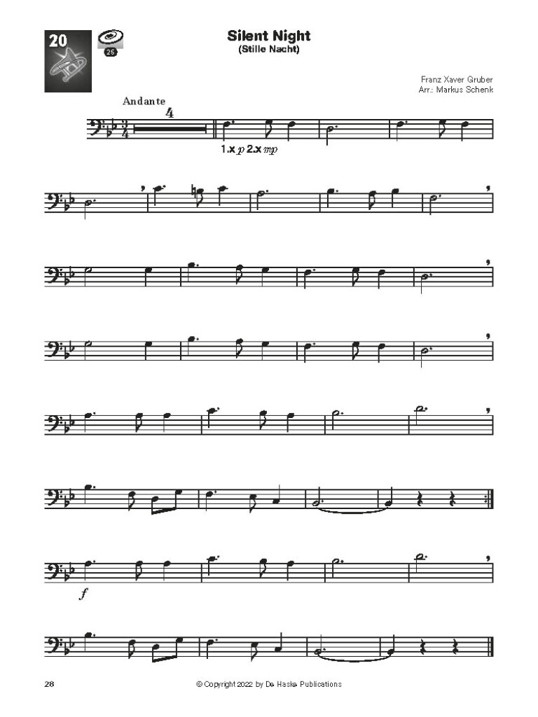 Look, Listen & Learn 1 - Play Christmas Songs - Trombone BC