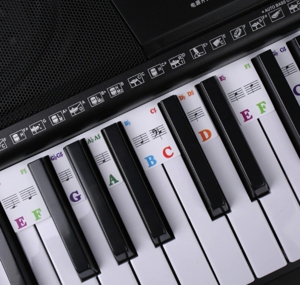 Označovač tónu keyboardu - pro 61 kláves