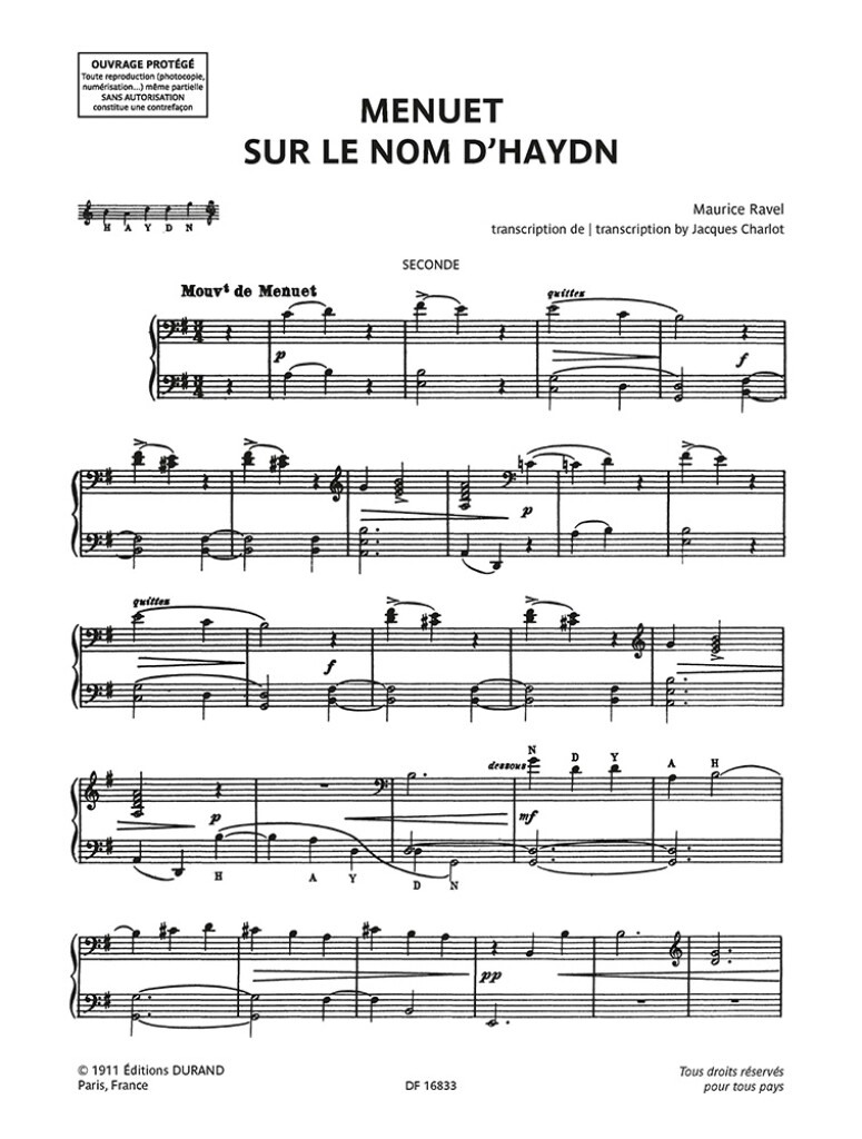 10 petits morceaux pour piano -  10 malých skladeb pro klavír 4 ruce