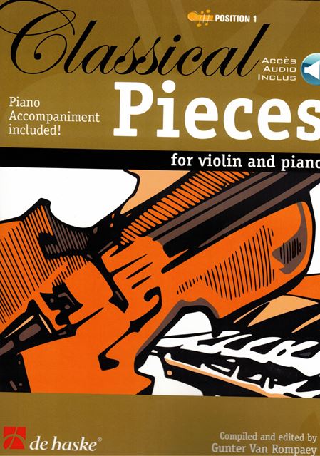 Classical Pieces - 34 skladeb pro začátečníky hry na housle a klavír