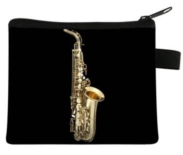 Malá peněženka se zipem - tenor saxofon