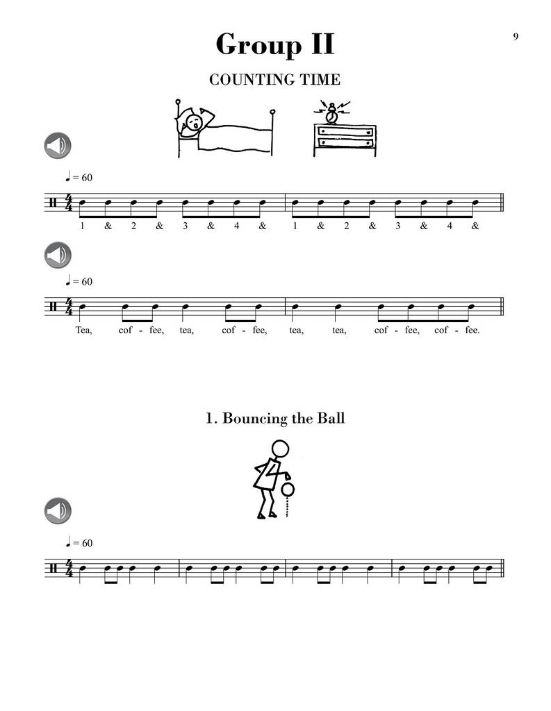 A Dozen a Day Counting Rhythm - Předcvičná rytmická cvičení pro všechny nástroje