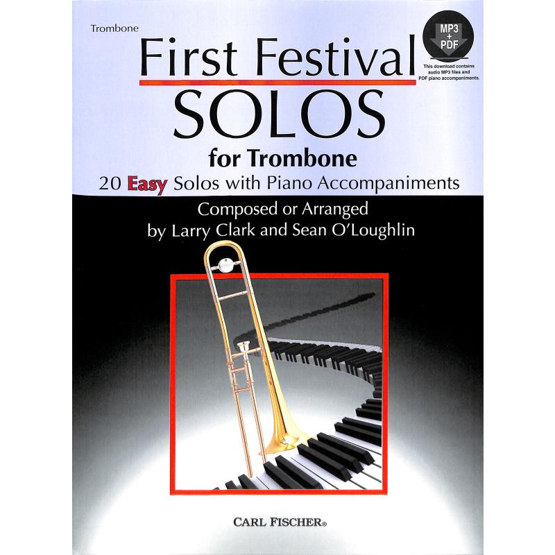First Festival Solos for Trombone - 20 snadných sól s doprovodem klavíru