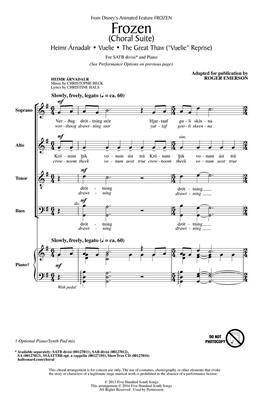 Frozen Ledové království - Choral Suite SATB