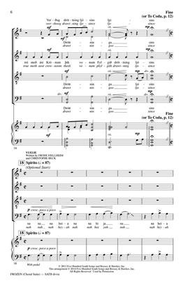 Frozen Ledové království - Choral Suite SATB