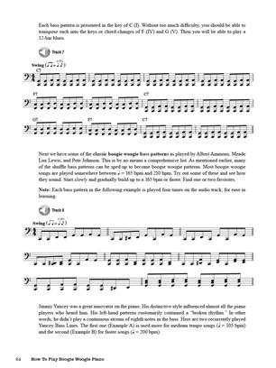 How To Play Boogie Woogie Piano (Book/Online Audio)