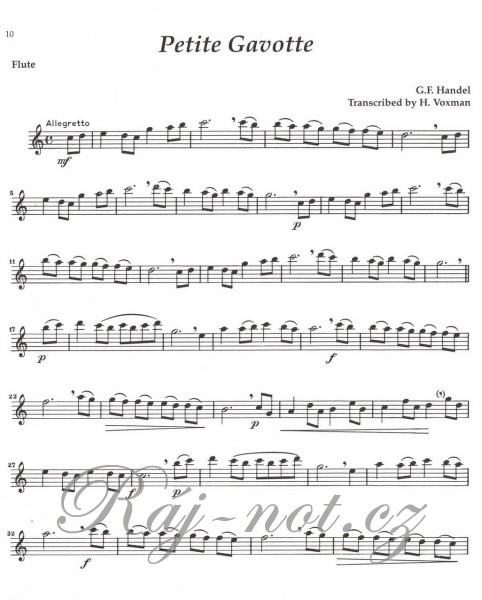 Rubank Book of Flute Solos - Easy Level - with Piano Accompaniment