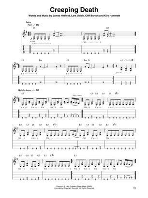 Metallica: 1983-1988 - Guitar Play-Along Volume 195