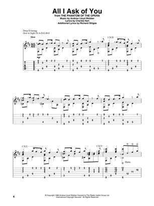 Andrew Lloyd Webber for Classical Guitar - 22 Hit Songs Arranged in Standard Notation and Tab