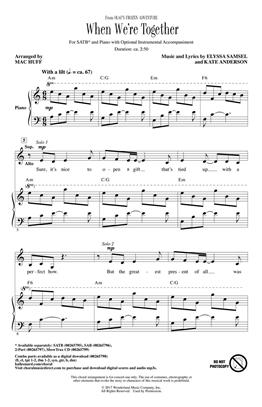 When We're Together - from Olaf's Frozen Adventure SATB