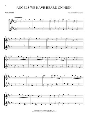 Christmas Carols for Two Alto Saxes - Easy Instrumental Duets