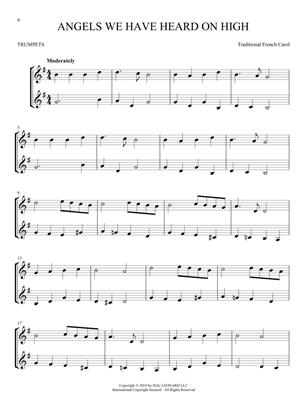 Christmas Carols for Two Trumpets - Easy Instrumental Duets