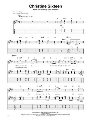 Kiss - Deluxe Guitar Play-Along Volume 18