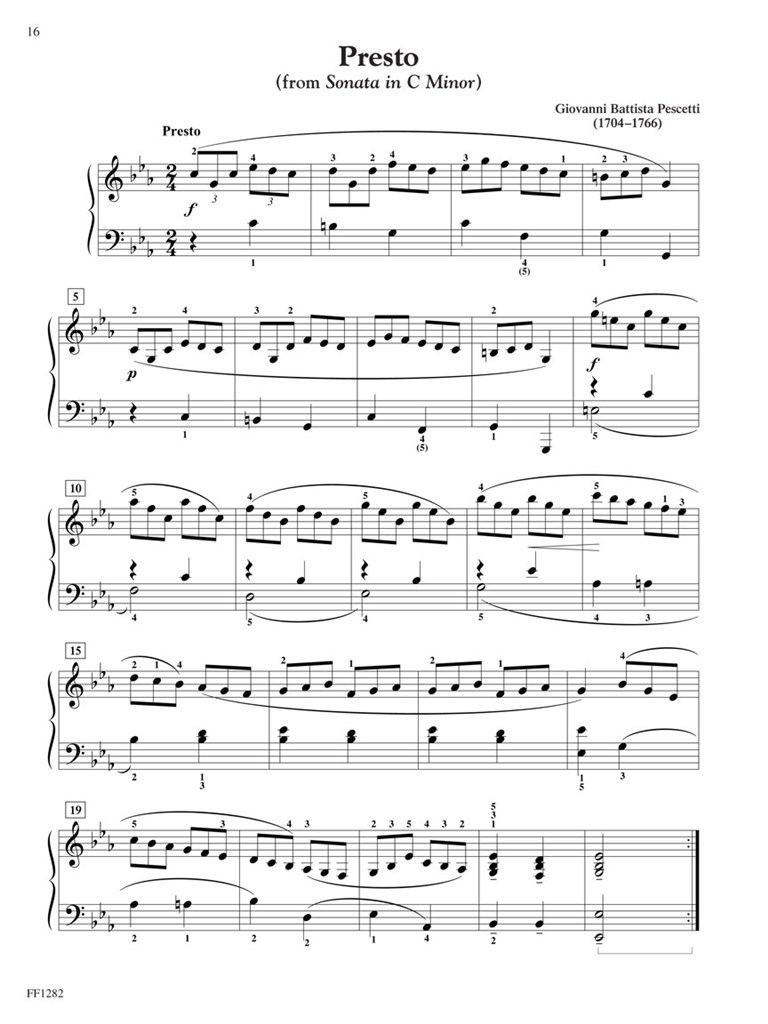 Piano Literature - Book 4 - klasické skladby pro klavír