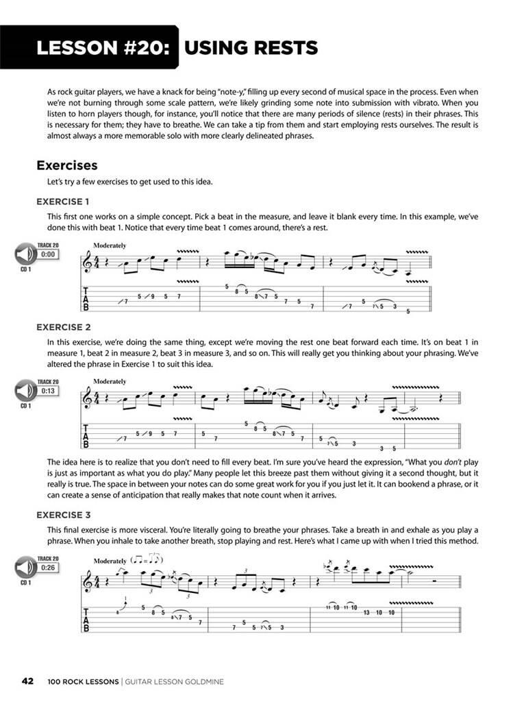 100 Rock Lessons - Guitar Lesson Goldmine - pro kytaru