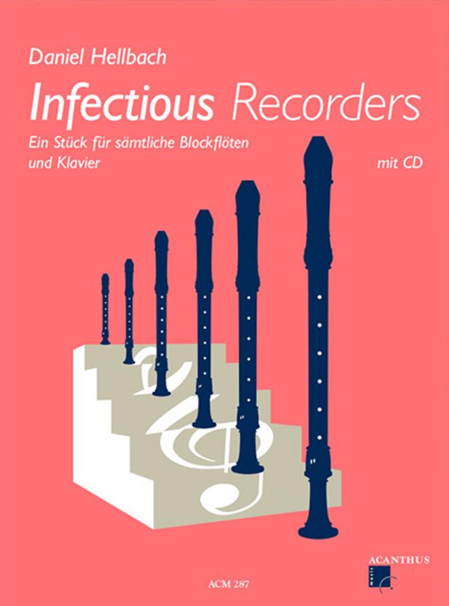 Infectious recorders pro 6 fléten + CD od Hellbach Daniel