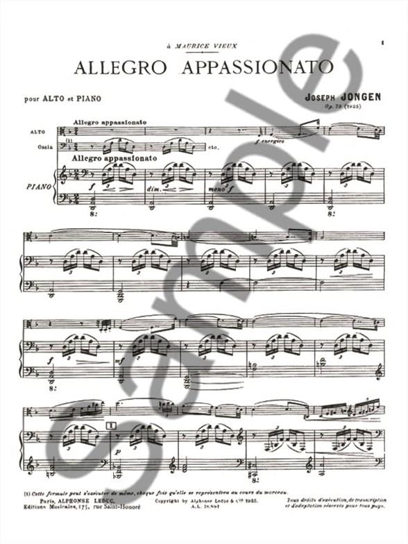 Allegro Appassionato Op79 - pro violu a klavír