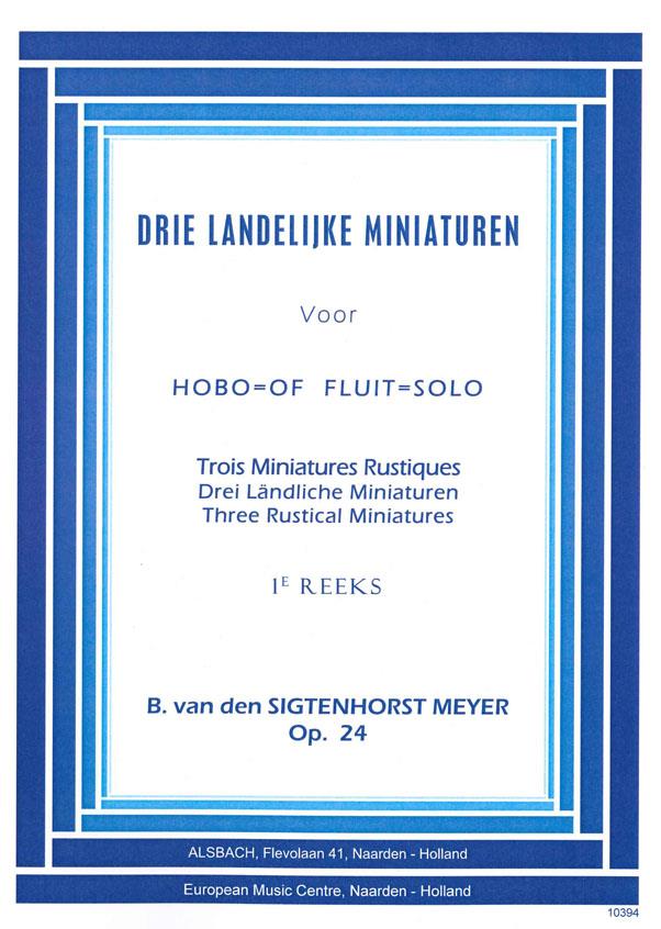 3 Landelijke Miniaturen Opus 24 - 3 Venkovské miniatury Opus 24