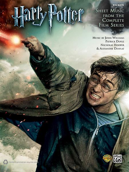 Harry Potter Complete 1 - 8 ( Big Note ) - v jednoduché úpravě pro klavír