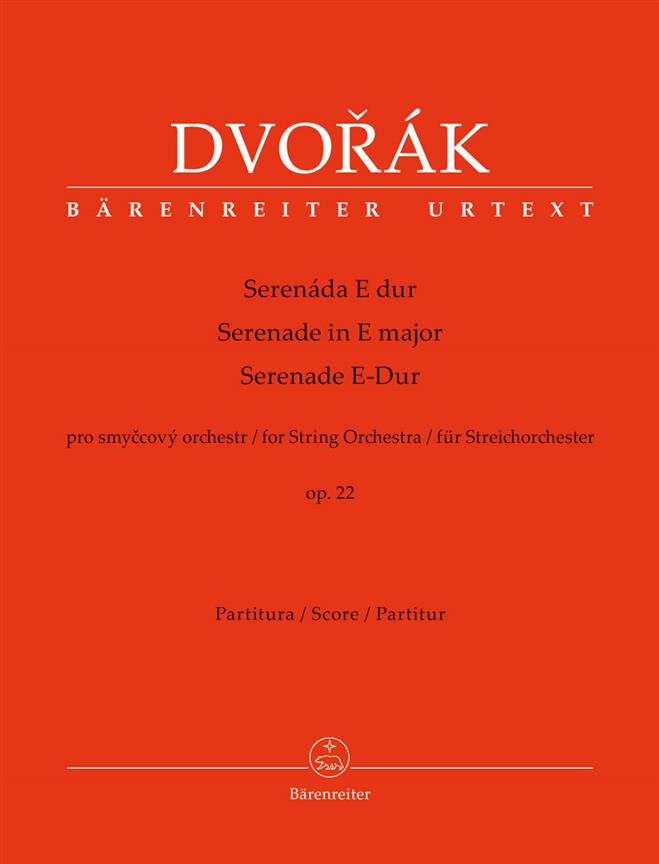 Serenade for String Orchestra E major op. 22 - pro smyčcový orchetr