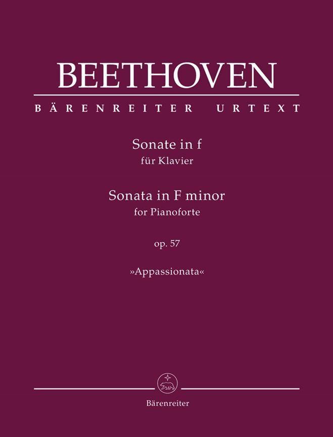 Sonate in f für Klavier - Appassionata - op. 57 - Sonate in f - pro klavír