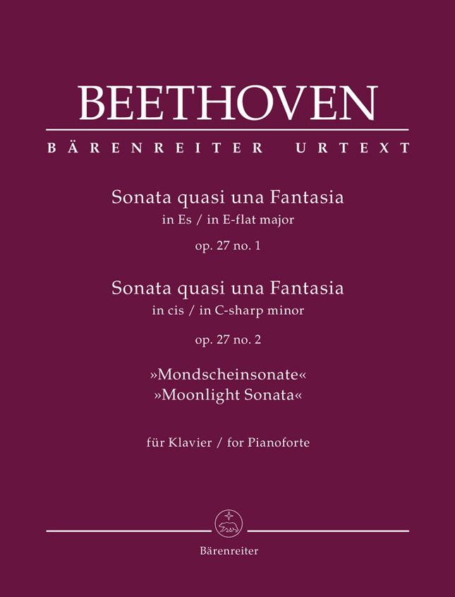 Sonatas For Piano In E-flat & In C-sharp Minor - And Moonlight Sonata Op 27 N 2 - pro klavír
