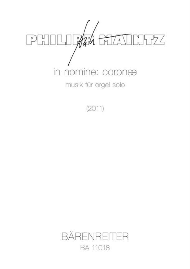 In Nomine - Coronae - noty pro varhany