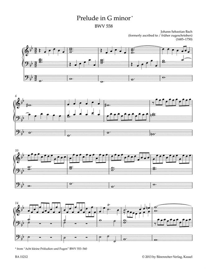 An Easy Bach Organ Album - noty pro varhany