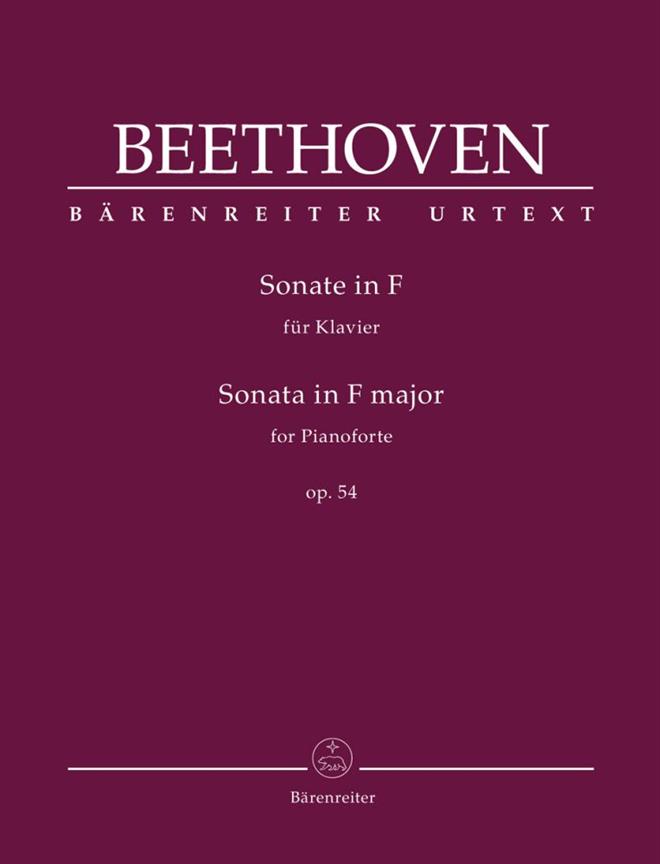 Sonata For Pianoforte - F-Major Op. 54 - pro klavír