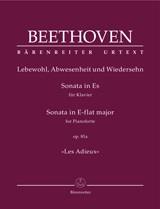 Sonata For Piano In E Flat Op.81a 'Les Adieux' - Sonate In Es Für Klavier Op. 81a, Les Adieux - pro klavír