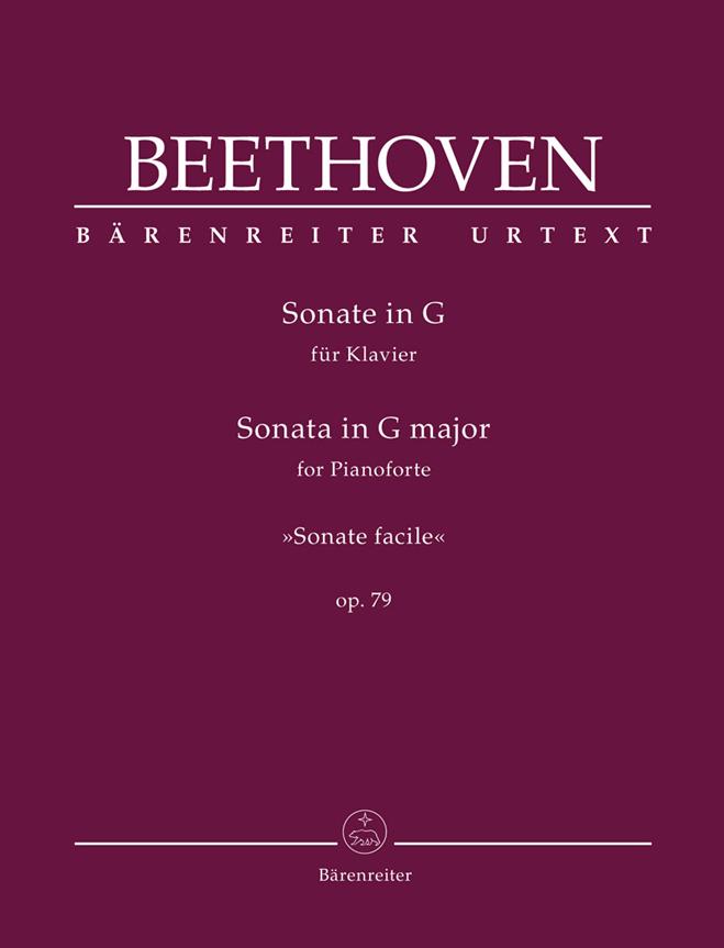 Sonate In G Op. 79 - Fur Klavier - pro klavír