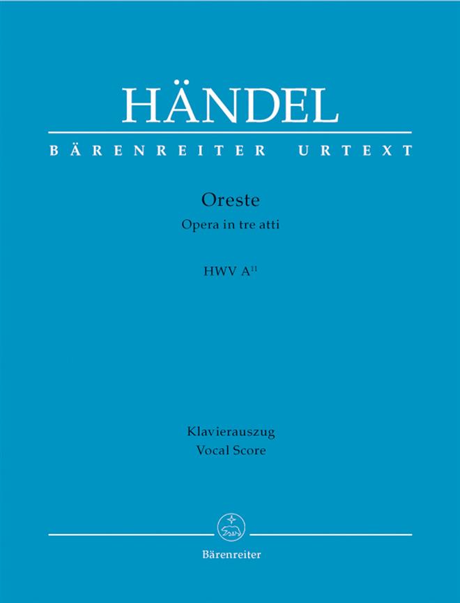 Oreste HWV A11 - opera