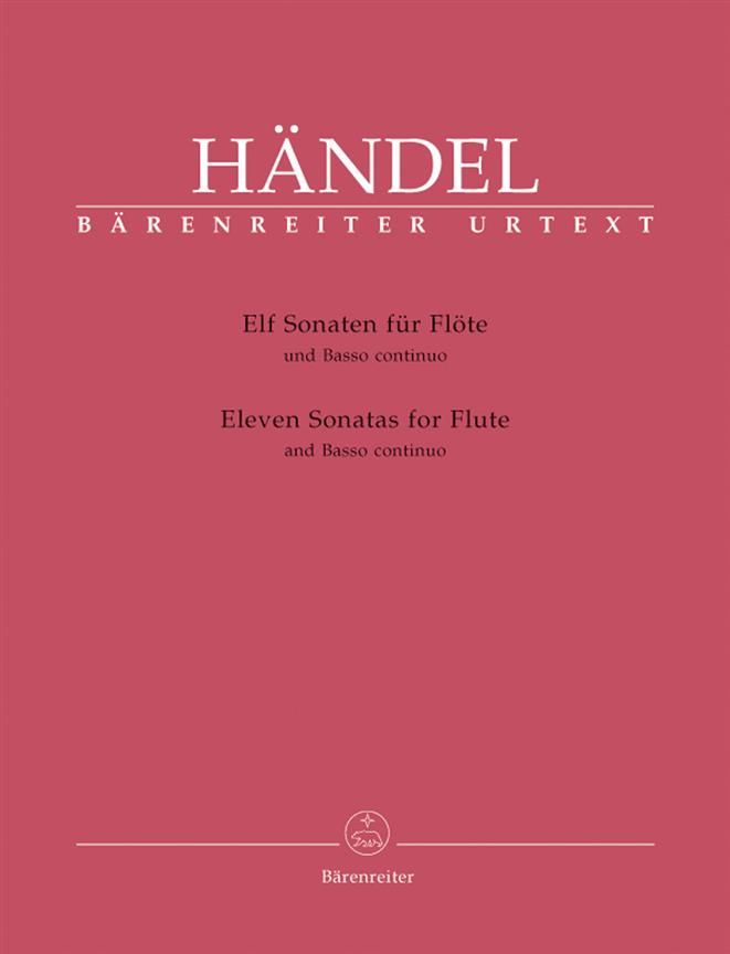 Eleven Sonatas For Flute And Basso Continuo - příčná flétna a klavír