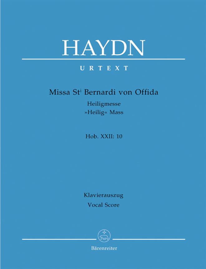 Missa Sancti Bernardi Von Offida - arie a klavír
